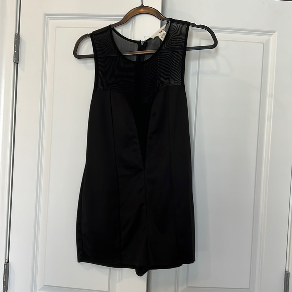 Black cutout romper
